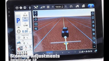 New Holland Intelliview 12 Display - Steering Adjustments