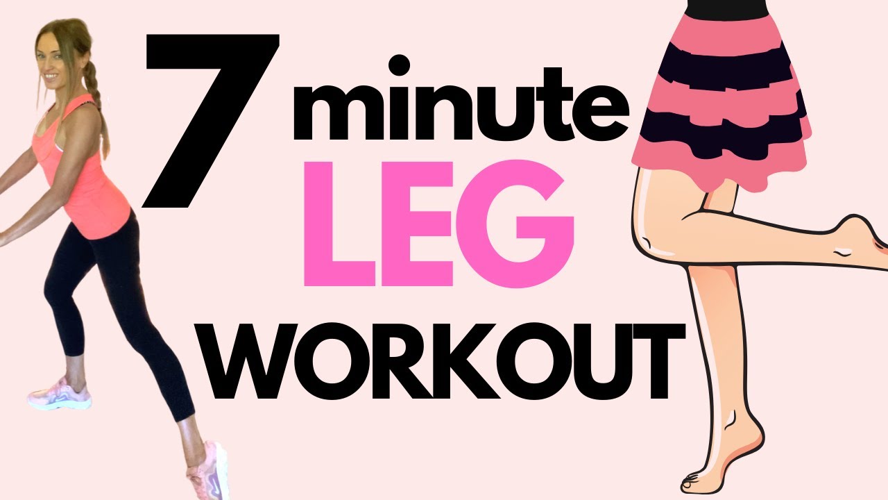 HOME WORKOUT | 7 MINUTE LEG HOME WORKOUT FOR WOMEN - SLIM YOUR THIGHS ...