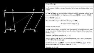 Euclid's Elements - Book 1, Proposition 36