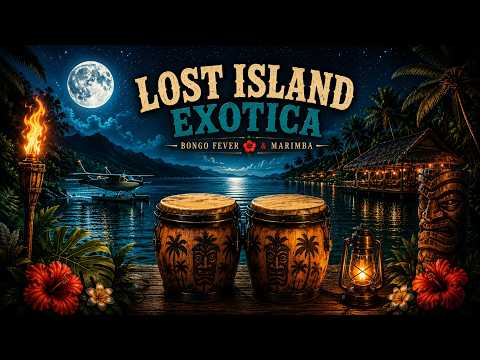1950s Bongo Fever Exotica 🌴 "The Island Without Maps" 🧭 | Dark Cocktail Lounge