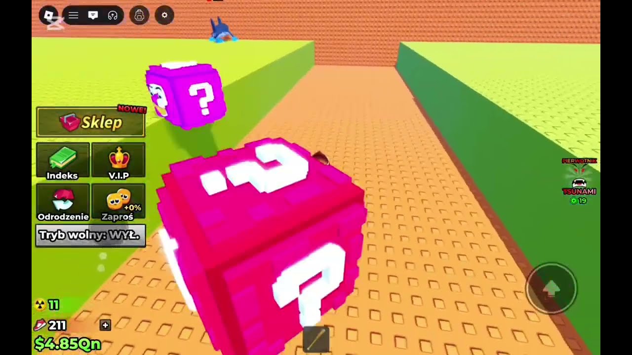 Gram w uciekaj przed tsunami dla brainrots!😃