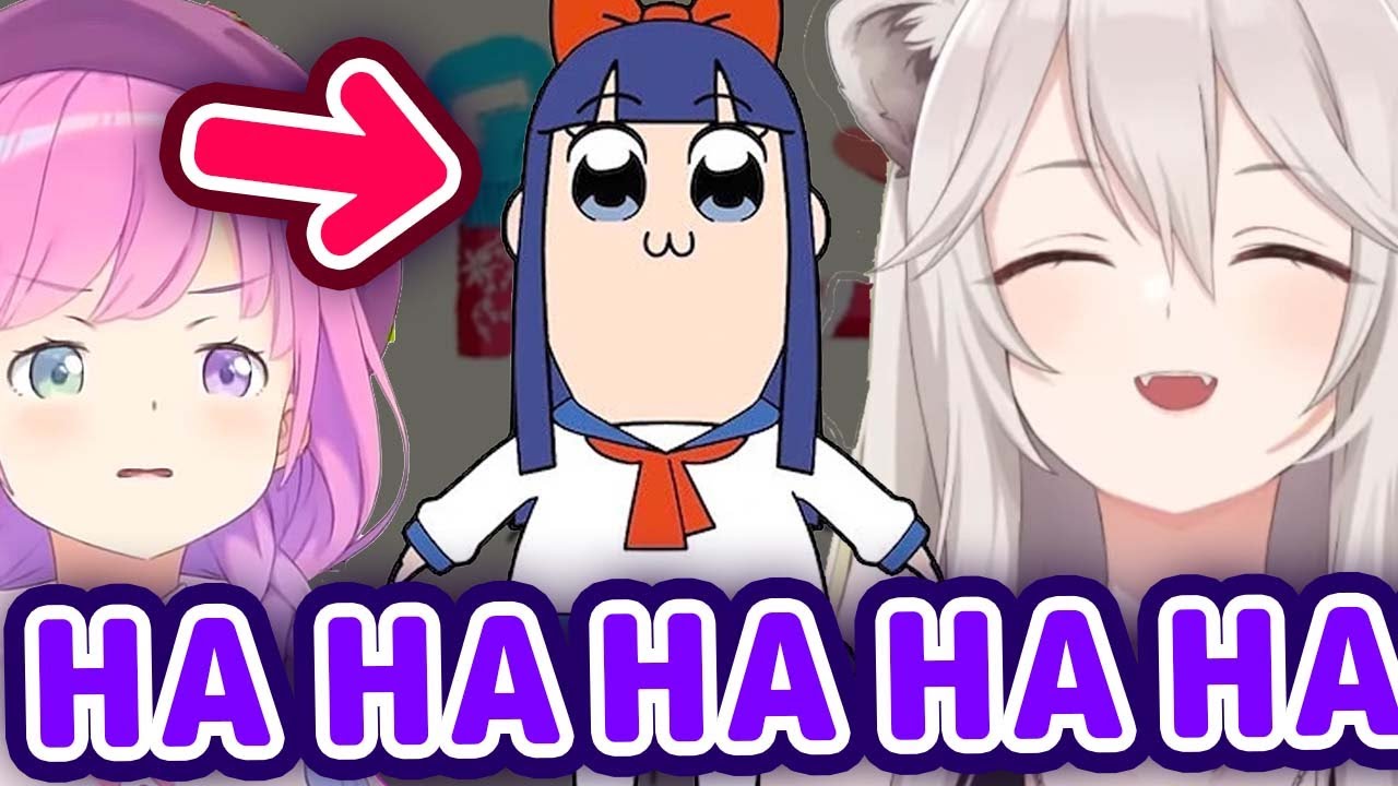 Botan Can't Stop Laughing At Luna's Character Because of Its  "Pop Team Epic" Face【ENG Sub/Hololive】