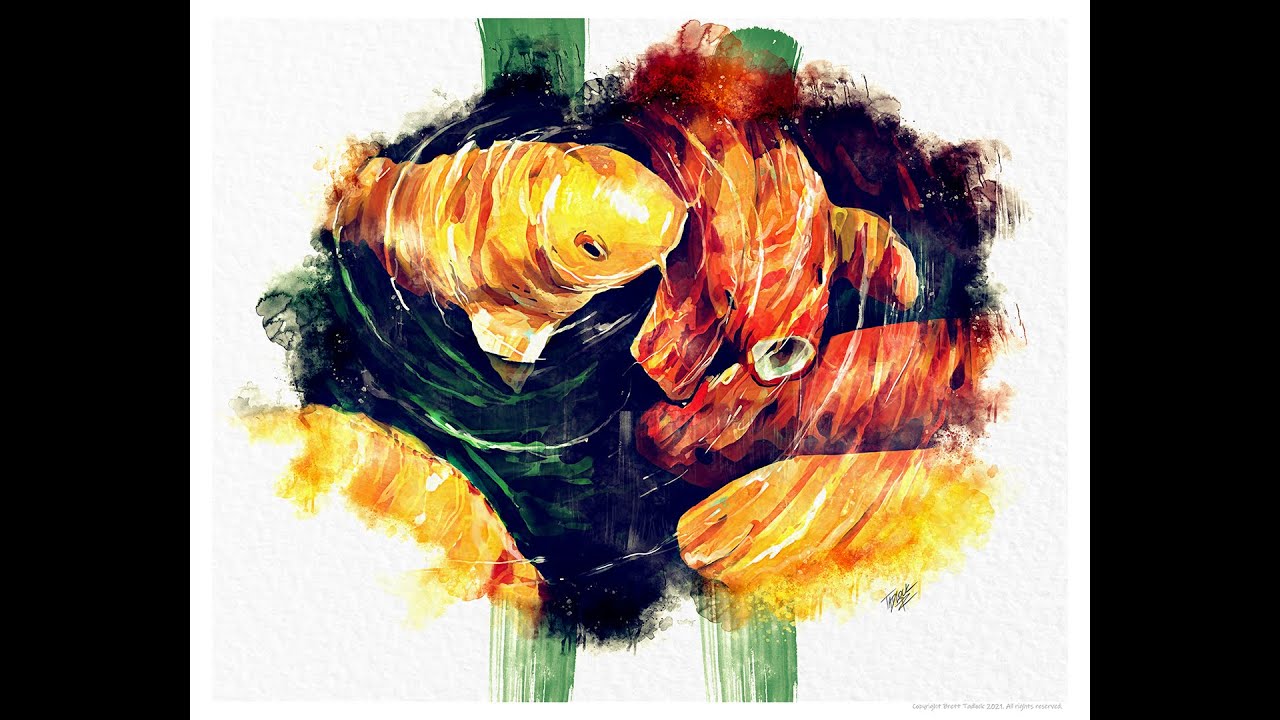 How to Paint a KOI Pond in ArtRage 6 | Digital Oil Painting Workshop Full Lesson