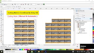 How to Automatic Cutting Marks in corel draw | | Using Macro in CorelDraw | | Vicky GD Net Worth
