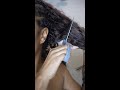 The EASIEST Way To Remove Synthetic Crotchet Hair✂️