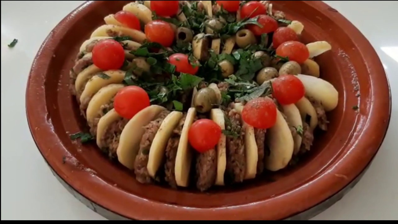 Plat boulette tajine kefta pomme de terre YouTube