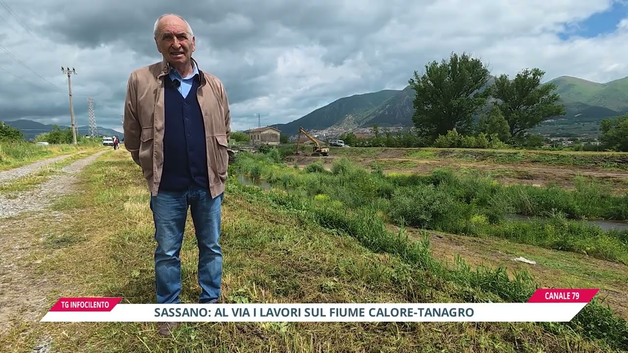 Sassano, al via i lavori sul Fiume Calore-Tanagro: un milione di euro per la sicurezza idraulica