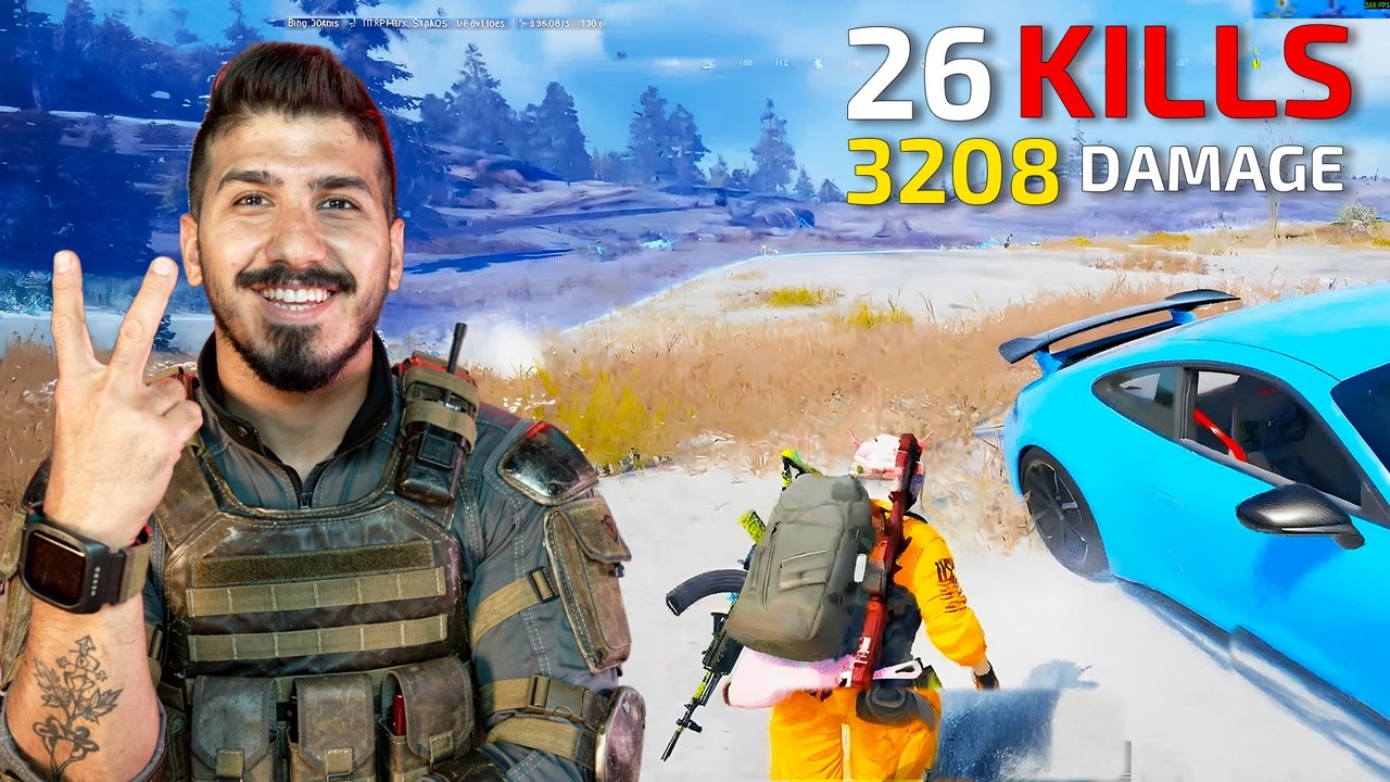 🔥1v4 TPP 26Kills 3200 damage 🔥   | Badboyy2k || #PUBGPC #PUBGSquad #PUBGKills