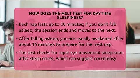 How Does The MSLT Test For Daytime Sleepiness? - Sleep Apnea Support Network