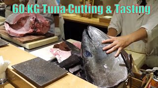 Full Giant 60 KG Maruro (Bluefin Tuna) Cutting & Tasting in Bangkok - Sushi Juban Phayathai News