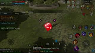 Lineage II: Using the Dice to boost Courage during enhancement, Then BOOM!!! Oh ryt!