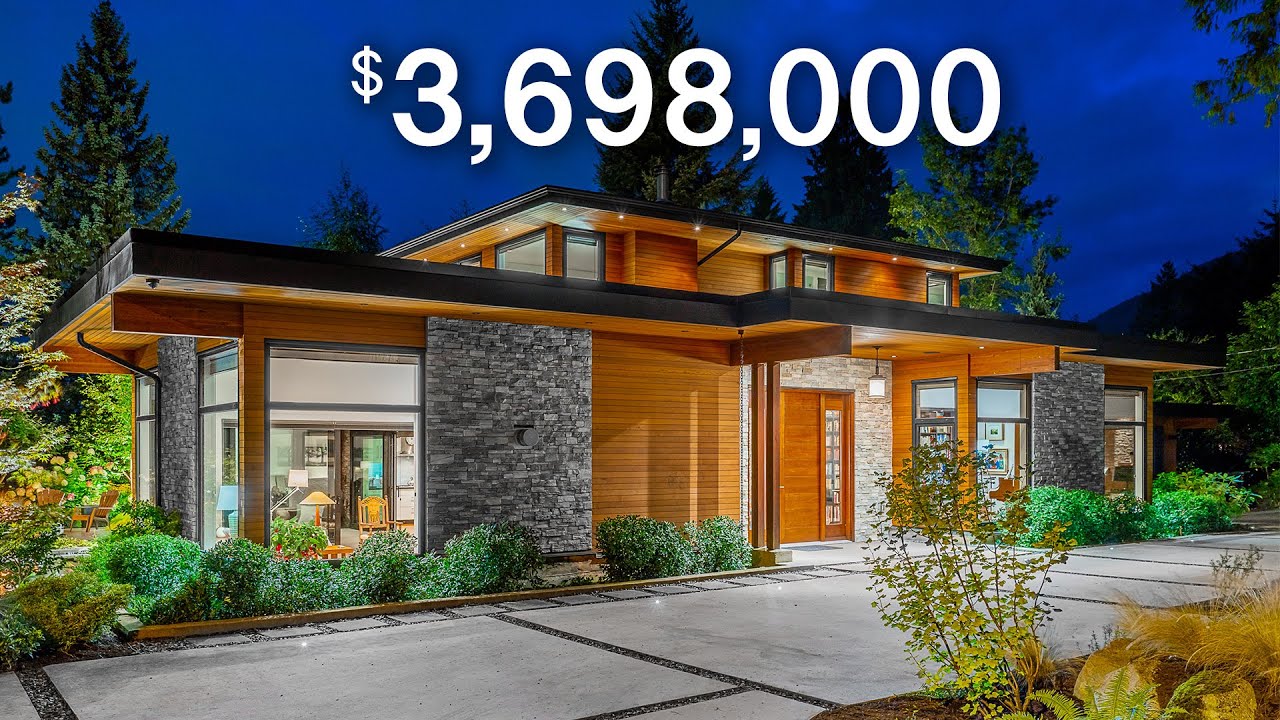 A spacious 2 level home situated on a spectacularly landscaped | Vancouver Real Estate Films