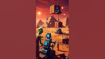 AI Explores: Did Aliens Really Build the Pyramids? 2 👽🤔✨ #shorts #ai #aiart #movie #trending #viral