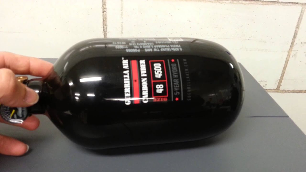 Guerrilla 48/4500 Carbon Fiber Tank TRUE Weight YouTube