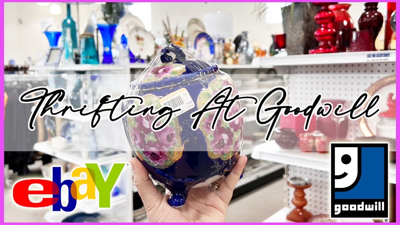 I CAN'T BELIEVE THIS WAS THERE! // GOODWILL THRIFT WITH ME & HAUL - YouTube