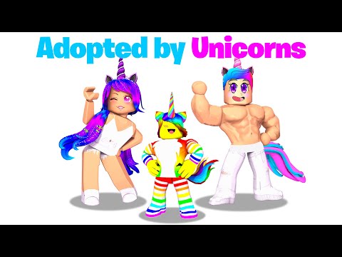 BABY Tofuu gets Adopted by UNICORN Family! 🦄🦄 (Roblox)