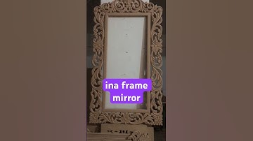 ina frame mirror #wallartdesign #design #cnc #funnycat #cncart #furniture #mdf