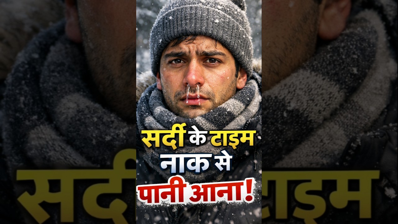 Sardi ke time naak se paani kyu aata hai? 🤧 | Science Fact