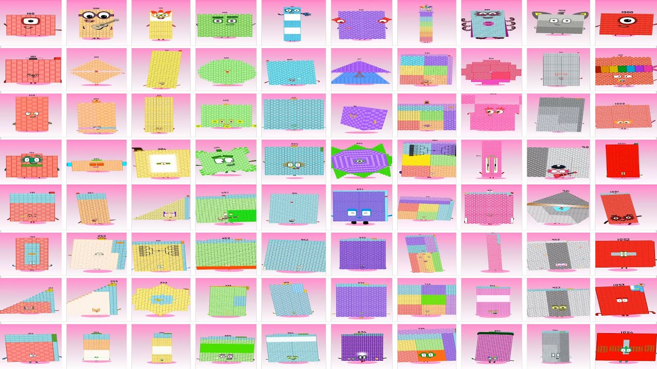 Sprunki OC Numberblocks 100 to 1054 | Подборка от Incredibox 