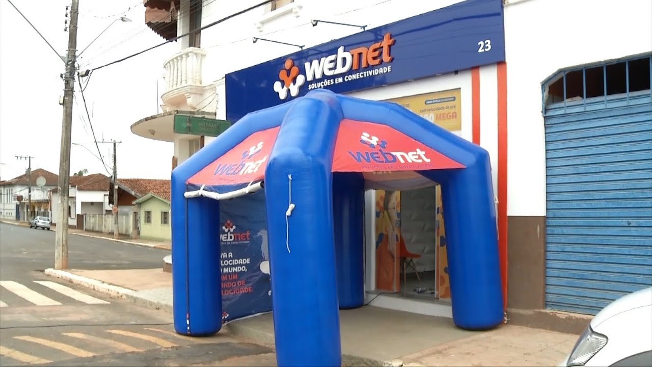 Webnet inaugura nova unidade em Divisa Nova - YouTube