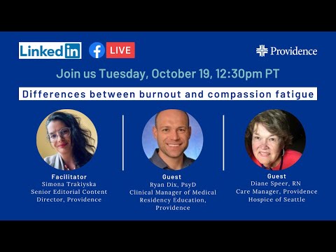 Differences between burnout and compassion fatigue