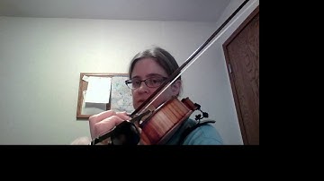 3 Octave A minor violin arpeggio with fingerings and playthrough