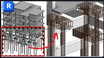Revit tutorials || Pile foundations Rebar using Free form Rebar