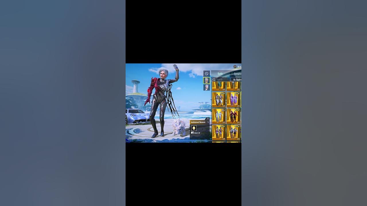 BEST INVENTORY IN PUBG /BGMI ? #pubgmobile #bgmi #pharoahxsuit #lobbyedit #shorts