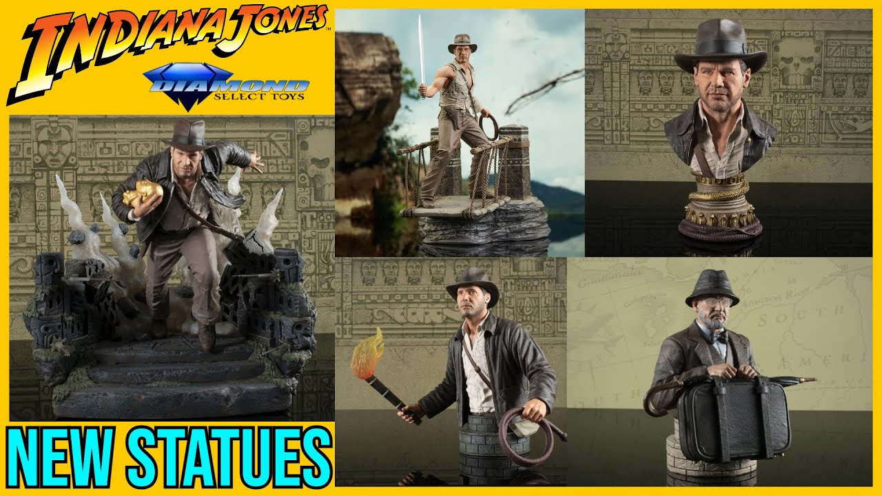 NEW Indiana Jones Raiders of the Lost Ark Statues Diamond Select Toys