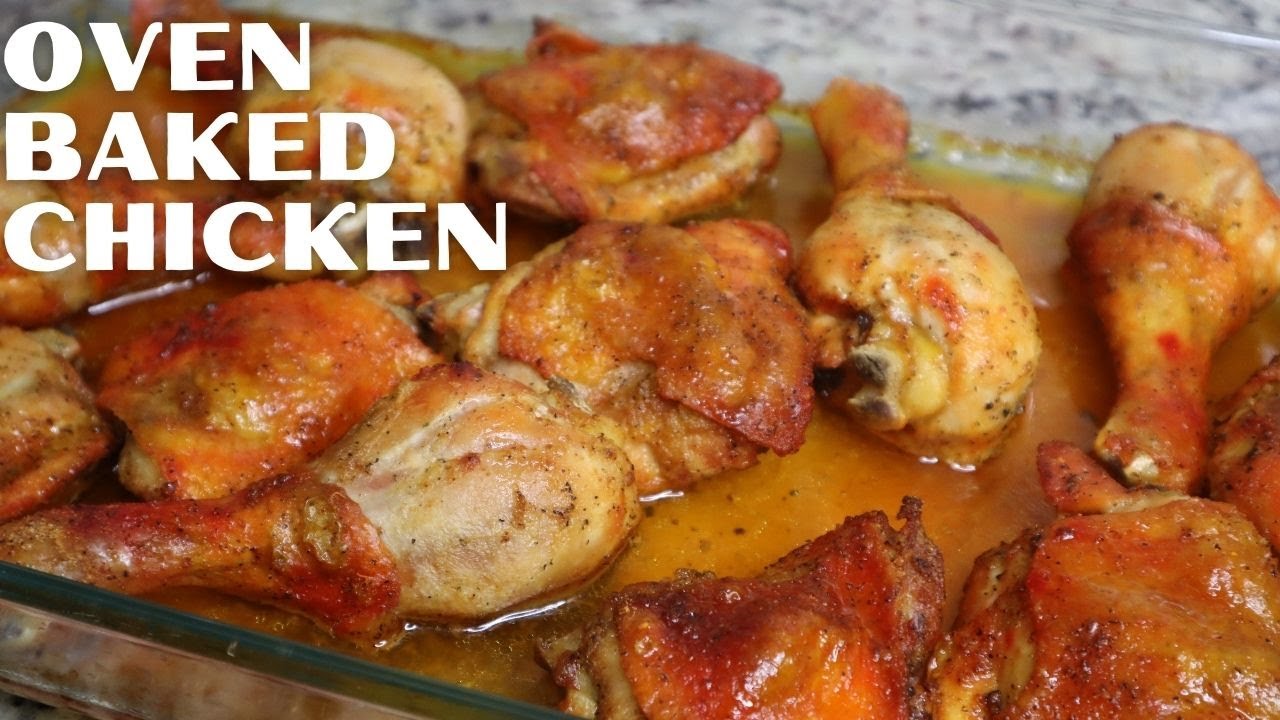 Oven Baked Chicken Roasted Chicken Baked Crispy Chicken Legs