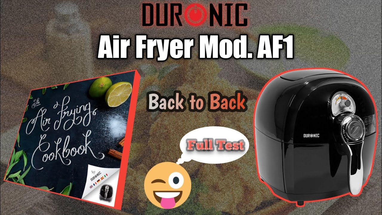 Air Fryer DURONIC Mod. AF1 - Cherry picking from the COOKBOOK 