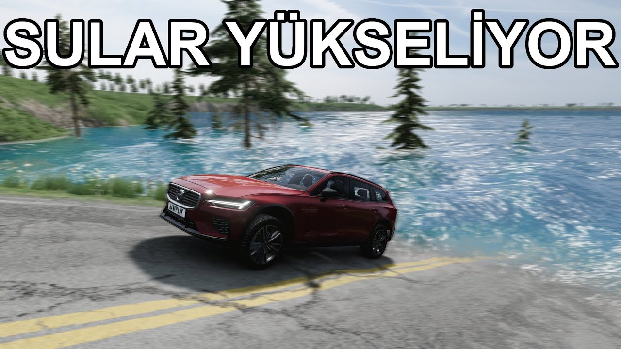 Beamng Ama Sular Yükseliyor! │ Beam.ng Drive