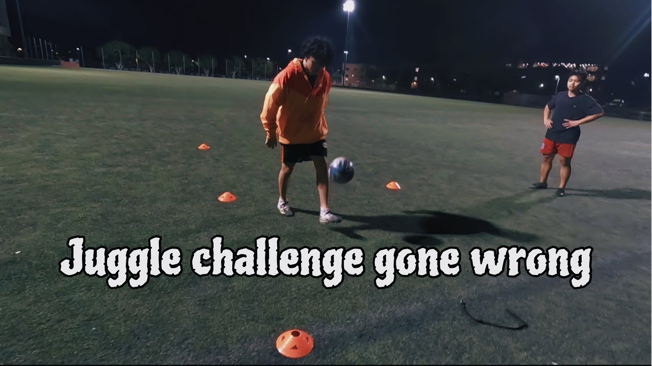 Juggling Challenges Juggle challenge gone wrong - YouTube