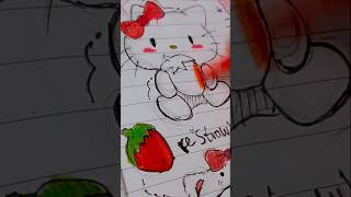 Let's draw hello kitty!! (Requested) #art