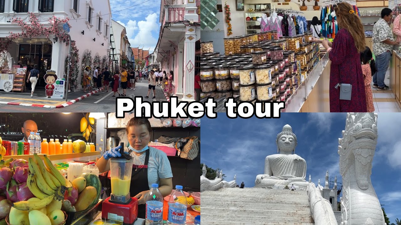 Phuket Tour Big Buddha Thailand Phuket Souvenir Shop Old Town