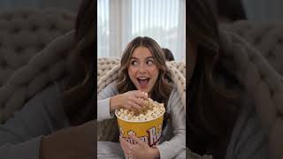 She Thought She Could Hide the Popcorn… Until This Happened 😂🍿