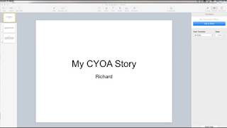 How to Use Keynote to Build Choose Your Own Adventure Stories screenshot 5