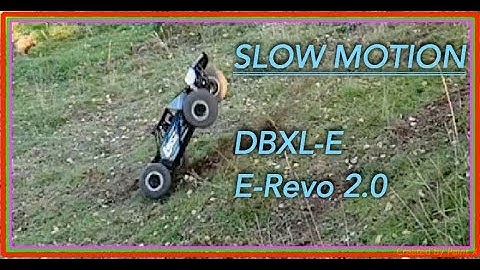 Traxxas E-Revo 2.0 & Losi DBXL-E ... SLOW MOTION FOOTAGE ... RC 4x4 Action