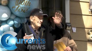 Catholic Veteran and Retired NYPD Detective Celebrated With Drive-By 100th Birthday Party