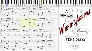 Winnies Arrival by Edna Ralya (1903, Ragtime piano)