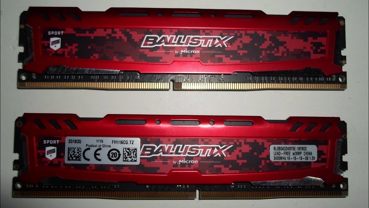 16GB Crucial Ballistix Sport LT DDR4 RAM Kit YouTube