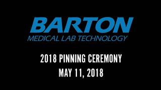 Barton Community College Medical Lab Technician pinning ceremony - full ceremony
