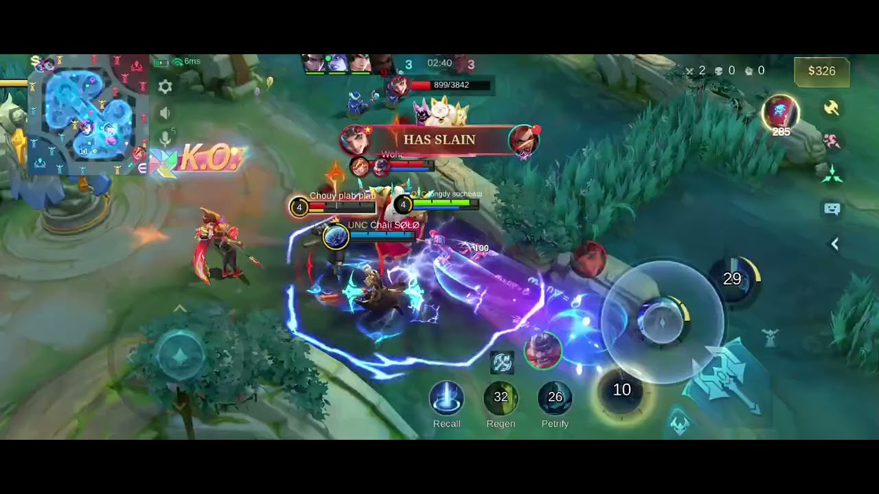 #mobilelegendsbangbang Team 5 ក៏ដូច Solo គេដេញវ៉ៃគ្មានអ្នកជួយផង MYTHIC RANKED 