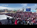 360degree view of crowd at donald trumps wildwood nj rally