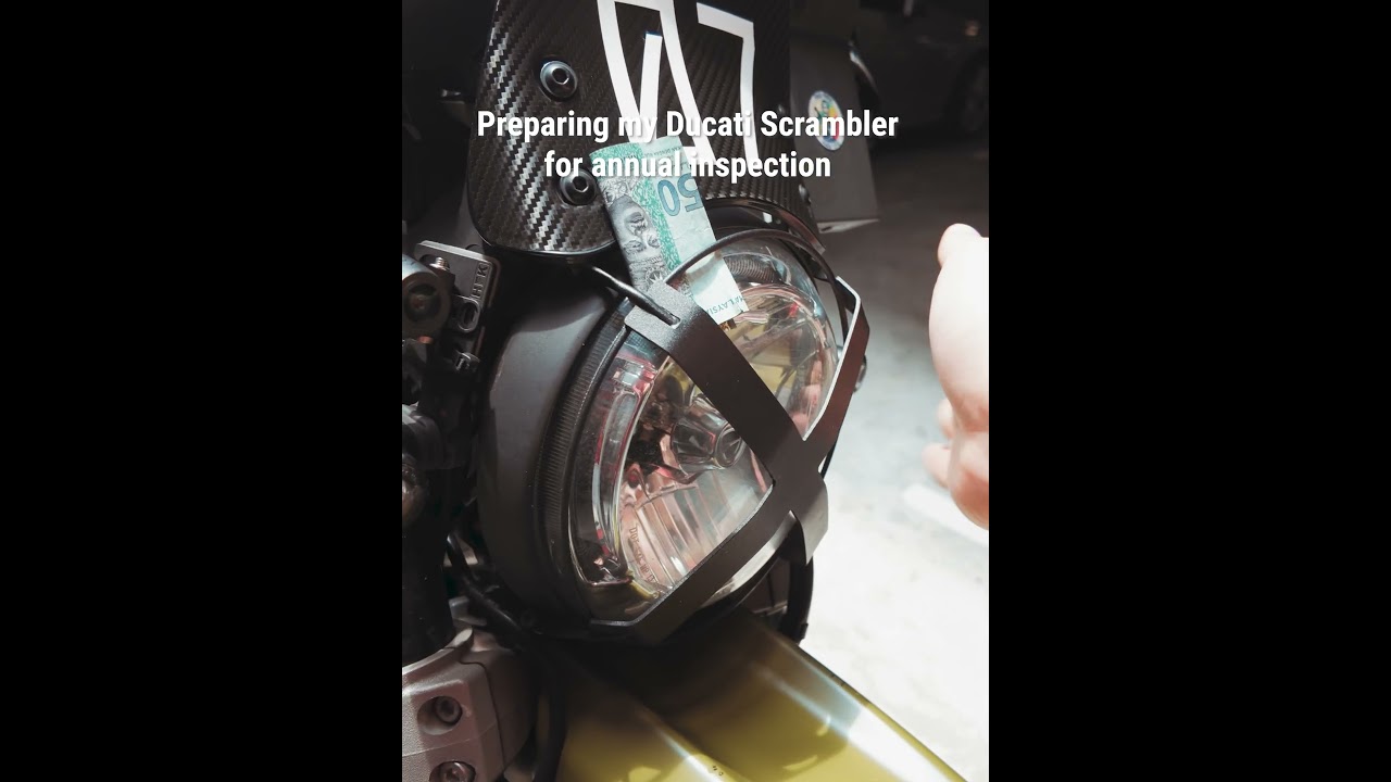 How I Prepare my Ducati Scrambler for Motorcycle Inspection in Singapore