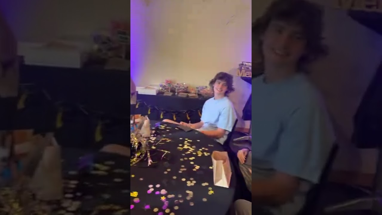 Gaige‘s graduation 2022 party set up￼