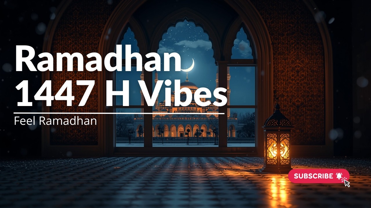 You Need This Ramadan Night 🌙✨ | Peaceful Masjid Ambience with Falling Stars