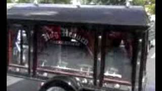 Harley Davidson hearse