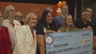 Hutto ISD kindergarten teacher surprised with prestigious $25,000 educator award