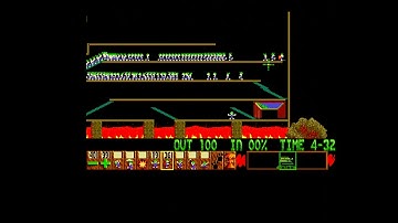 Lemmings Tricky Level 8 Walkthrough Amiga